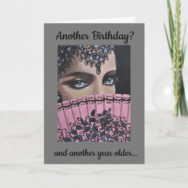 Tarjeta de felicitación doblada Cumpleaños caprich (Anverso)