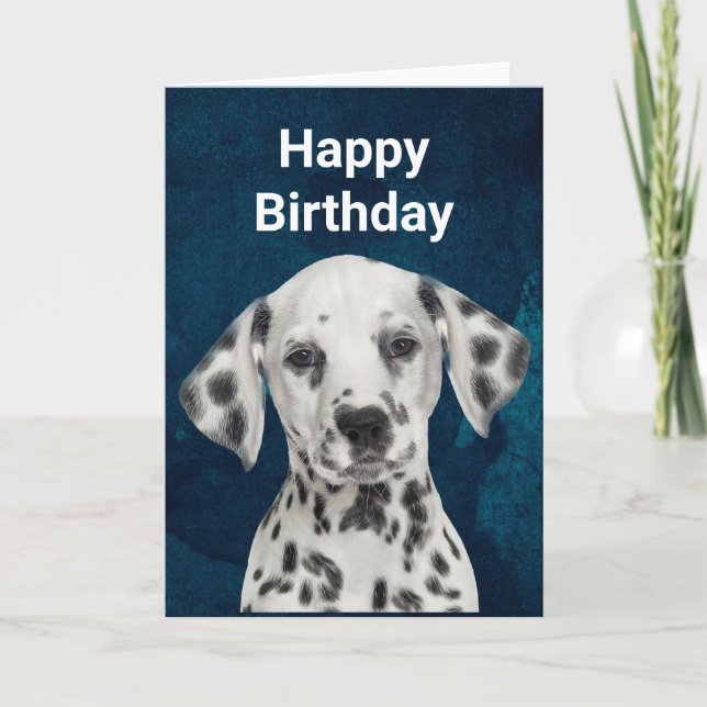 Tarjeta de felicitación doblada de Dalmacia (Anverso)