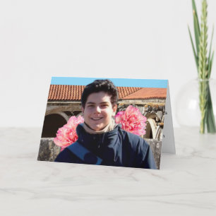 Tarjeta de felicitación doblada de la agutis de Sa