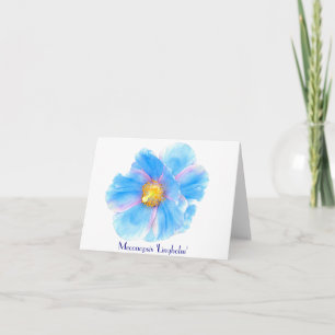 Tarjeta de felicitación doblada de la nota de las