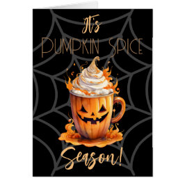 Tarjeta de felicitación doblada de la temporada de