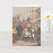 Tarjeta de Felicitación Doblada de Londres