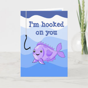 Tarjeta de felicitación doblada de San Valentín