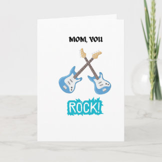 Tarjeta de felicitación doblada del Día de la Madr