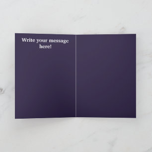 Tarjeta de felicitación doblada Eid Mubarak