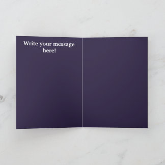 Tarjeta de felicitación doblada Eid Mubarak