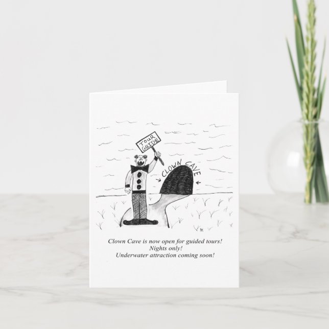 Tarjeta de felicitación doblada (en blanco por den (Anverso)