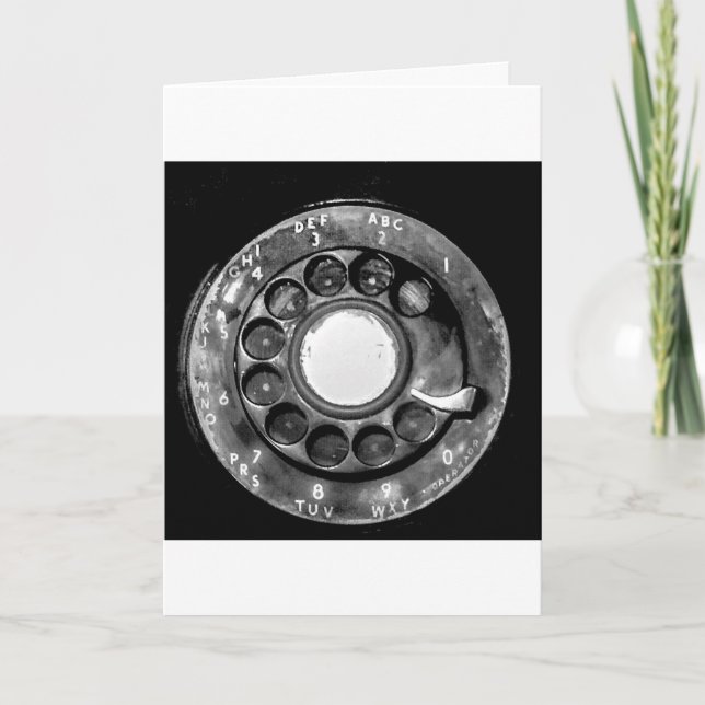 Tarjeta de felicitación doblada - Hola (Anverso)