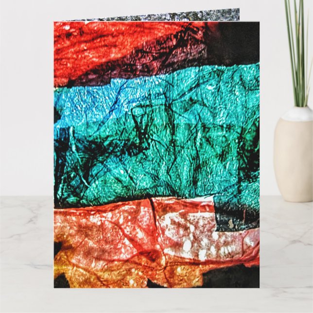 Tarjeta de felicitación doblada Impresión fotográf (Anverso)