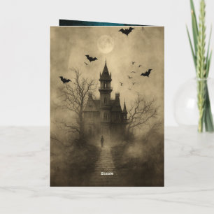 Tarjeta de felicitación doblada "Noche de fantasía