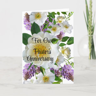 Tarjeta de felicitación doblada para el aniversari