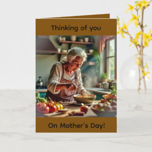 Tarjeta de felicitación doblada para el Día de la
