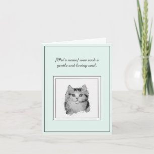 Tarjeta de felicitación doblada por simpatía al ga
