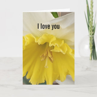 Tarjeta de felicitación doblada "Te Amo"
