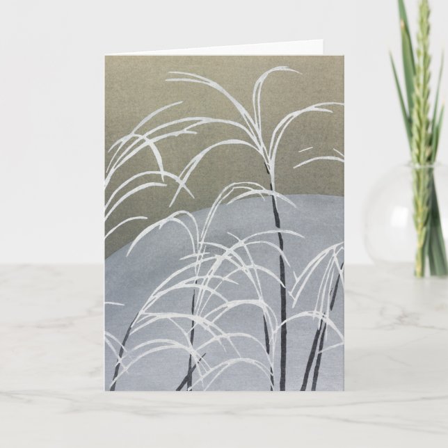 Tarjeta de felicitación doblada ventilado Momoyogu (Anverso)