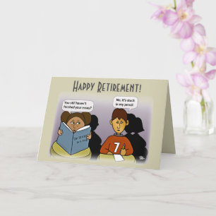 Tarjeta de felicitación doblada y agarrada