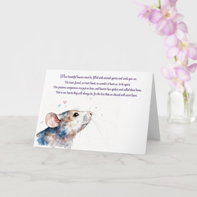 Tarjeta de Felicitación Doble (Orquídea)