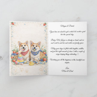 Tarjeta de Felicitación Doble