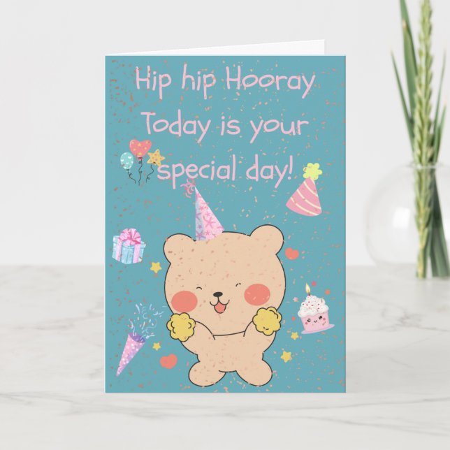 Tarjeta de Felicitación Doble (Anverso)