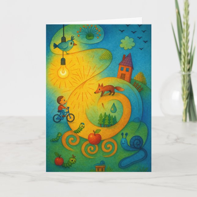 Tarjeta de Felicitación Doble (Anverso)