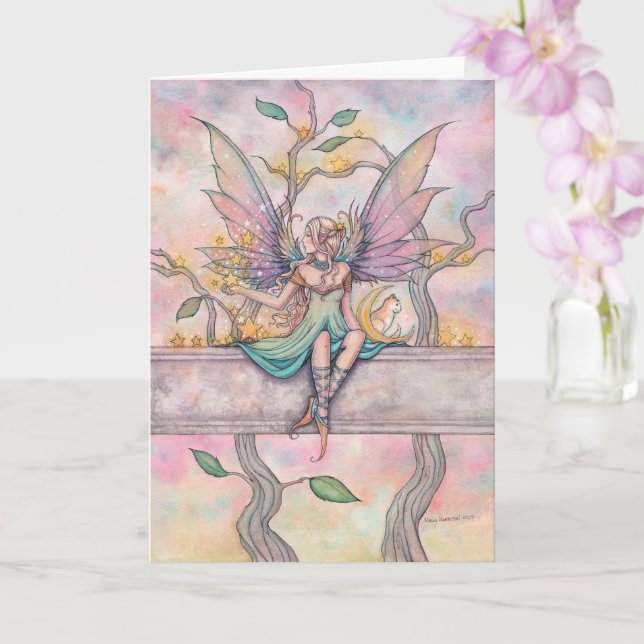 Tarjeta de Felicitación Doble (Orquídea)