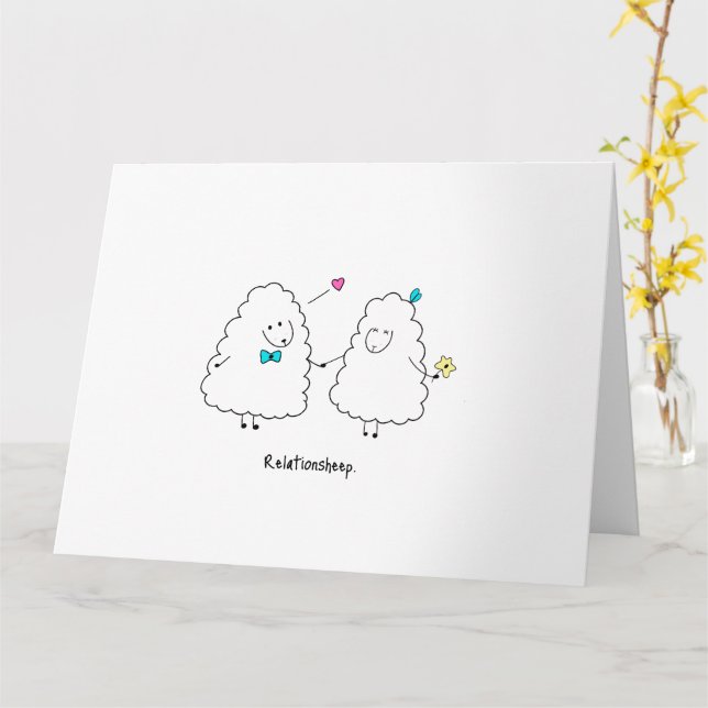 Tarjeta de Felicitación Doble (flor amarilla)