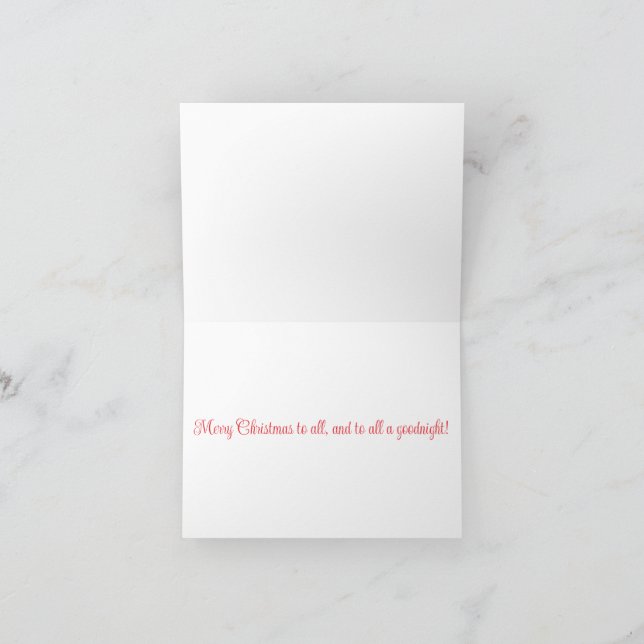 Tarjeta de Felicitación Doble (Interior)