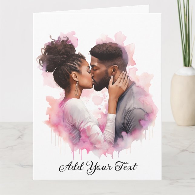 Tarjeta de Felicitación Doble de Amor (Anverso)