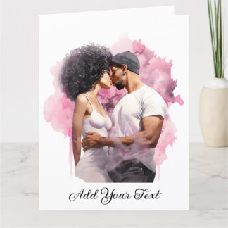 Tarjeta de Felicitación Doble de Amor