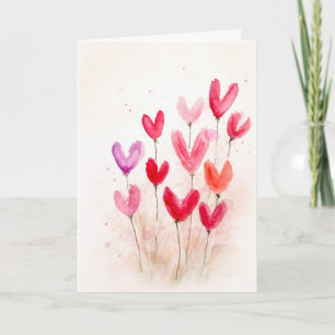 Tarjeta De Felicitación Doble De Amor Crece Aquí
