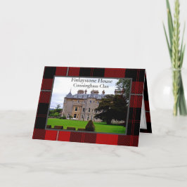 Tarjeta de Felicitación Doble del Clan Cunningham 