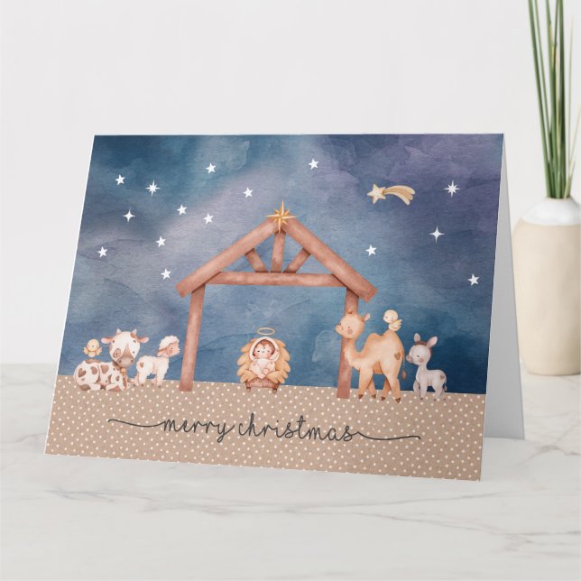 Tarjeta de Felicitación Doble_Escenario de la Nati (Anverso)