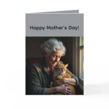 Tarjeta de Felicitación Doble para el Día de la Ma