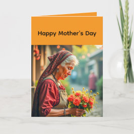 Tarjeta de Felicitación Doble para el Día de la Ma