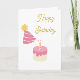 Tarjeta de Felicitación Dobleada