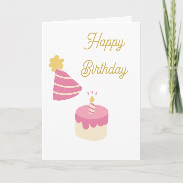 Tarjeta de Felicitación Dobleada (Anverso)