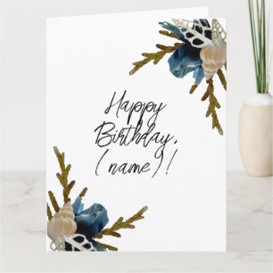 Tarjeta de Felicitación Dobleada