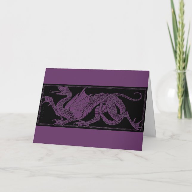 Tarjeta de felicitación Dragon (Anverso)