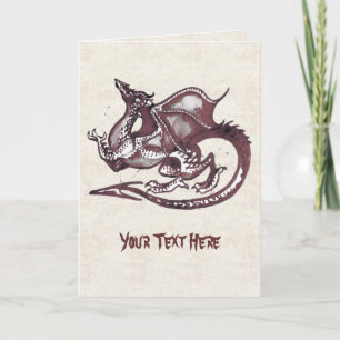 Tarjeta de felicitación Dragon