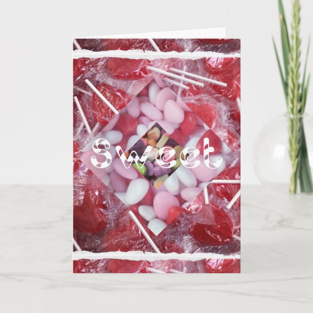 Tarjeta de felicitación dulce (Anverso)