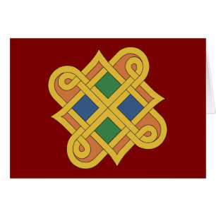 Tarjeta de felicitación Durrow Knotwork 2016