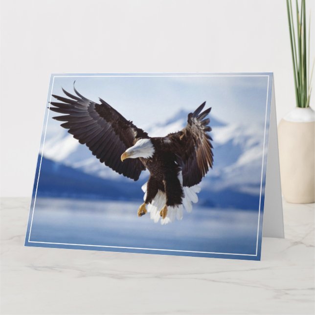 Tarjeta de felicitación Eagle (Anverso)