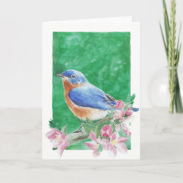 Tarjeta de felicitación Eastern Bluebird