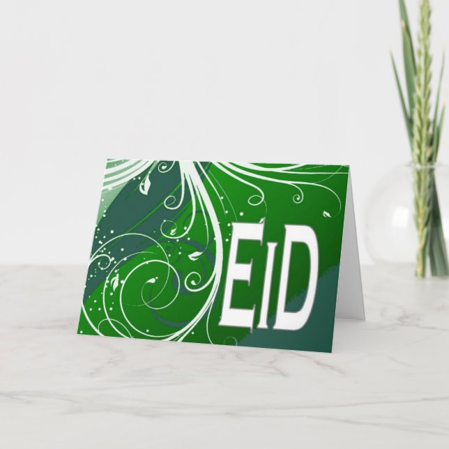 tarjeta de felicitación Eid (Anverso)