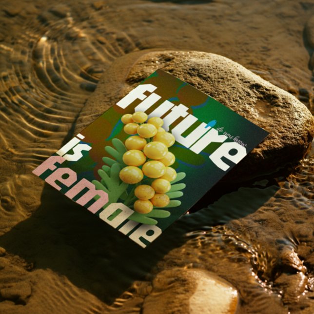 Tarjeta de Felicitación El Futuro Es Femenino – Ed (Subido por el creador)