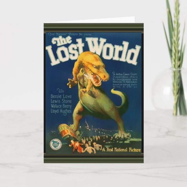 Tarjeta de Felicitación El Mundo Perdido (Anverso)