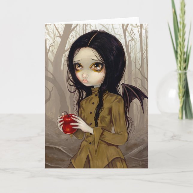 Tarjeta de felicitación "El otoño es mi última opo (Anverso)