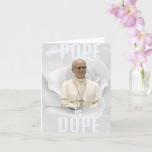 Tarjeta de Felicitación El Papa es Genial