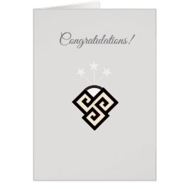 Tarjeta de Felicitación Elegante