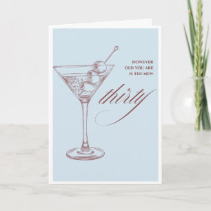 Tarjeta de felicitación elegante para cumpleaños 3